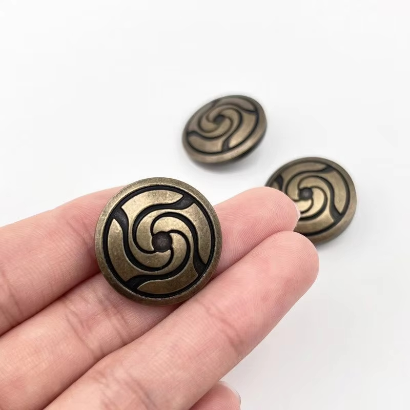 Vintage Collectible Buttons - 1/2/3/4 Buah Kancing Anime Kancing Antik