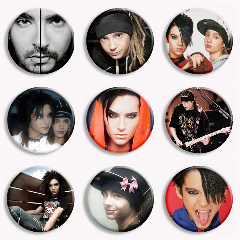 Vintage Collectible Buttons - Band Rock Tokio Hotel Kaulitz Vintage