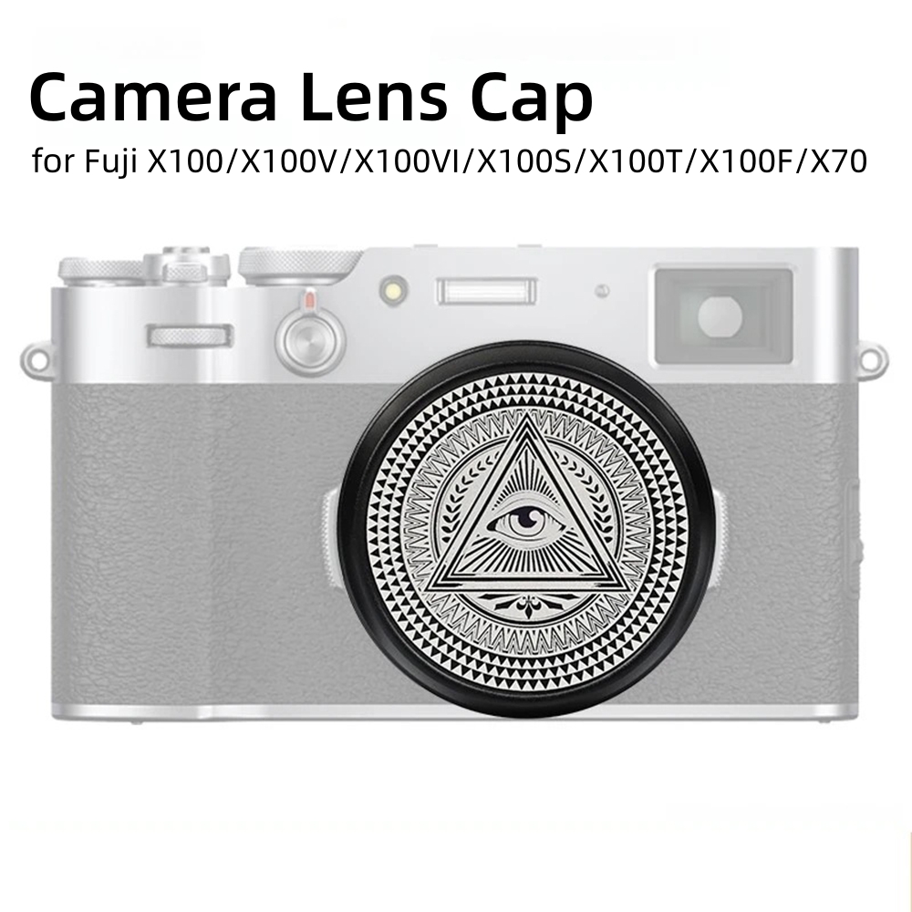 Lens Cap Vintage - Penutup Lensa Kamera Logam Antik Penutup