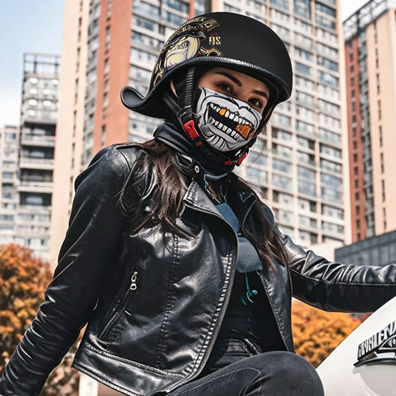 Helm Sepeda Motor Retro untuk  - Lens Cap Vintage ulasan dan harga