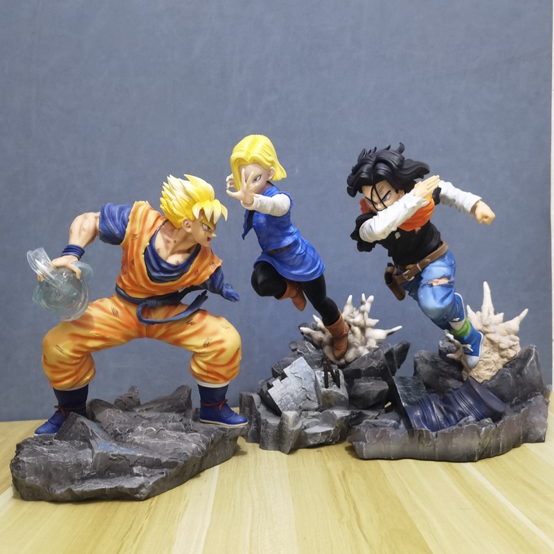 Figur Dragon Ball Super Saiyan - Vintage Collectible Figurines ulasan dan harga