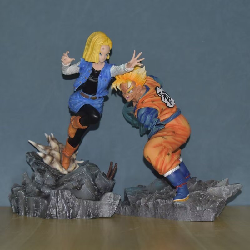 Figur Dragon Ball Super Saiyan - Vintage Collectible Figurines ulasan dan harga