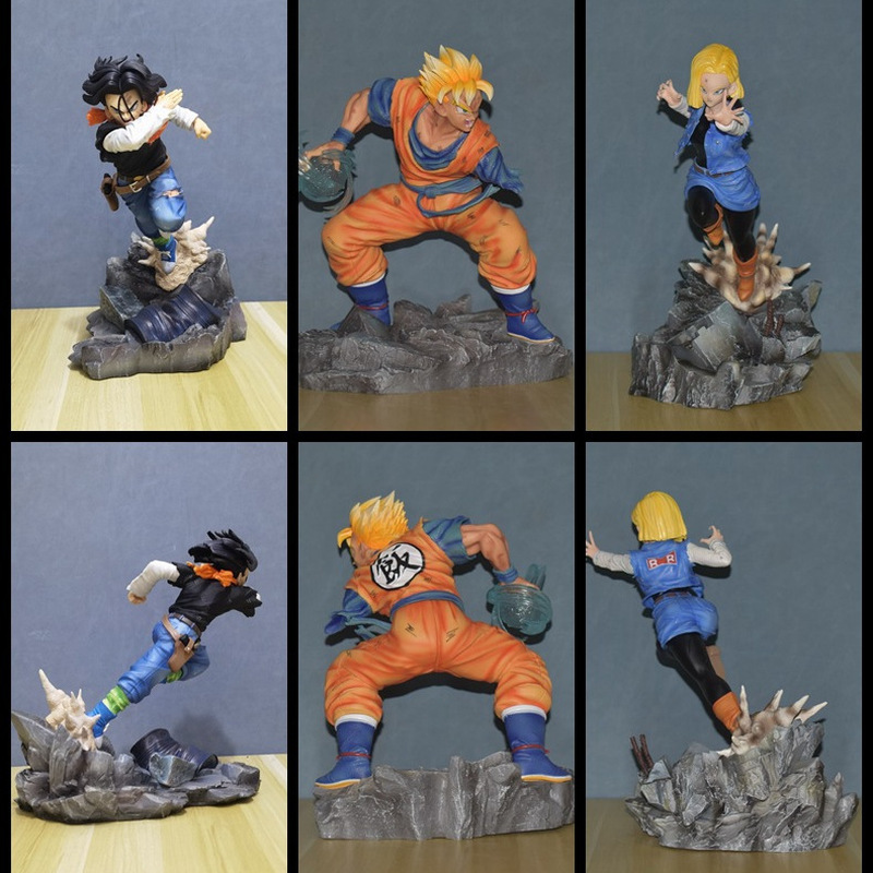 Figur Dragon Ball Super Saiyan - Vintage Collectible Figurines ulasan dan harga