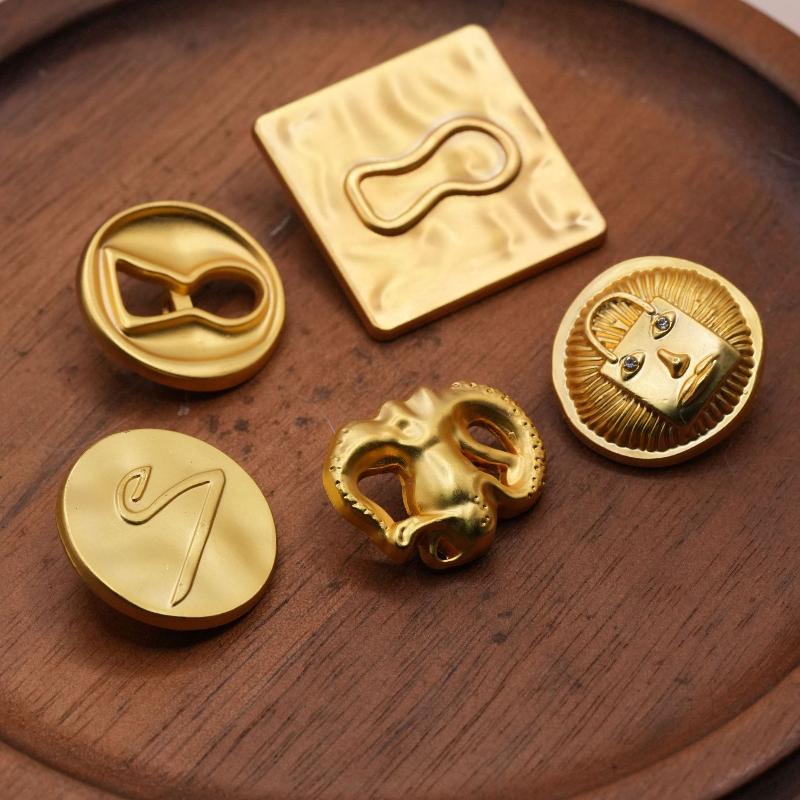Kancing Logam Vintage Artistik - Vintage Collectible Buttons ulasan dan harga