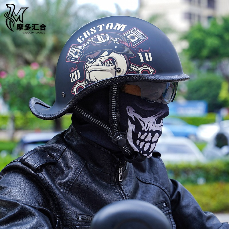 Helm sepeda motor Retro untuk  - Lens Cap Vintage ulasan dan harga