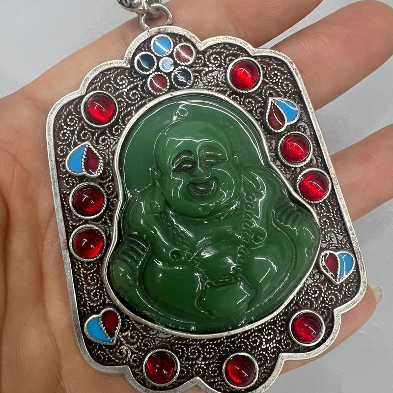 Jimat Buddha berlapis perak da - Vintage Collectible Market ulasan dan harga