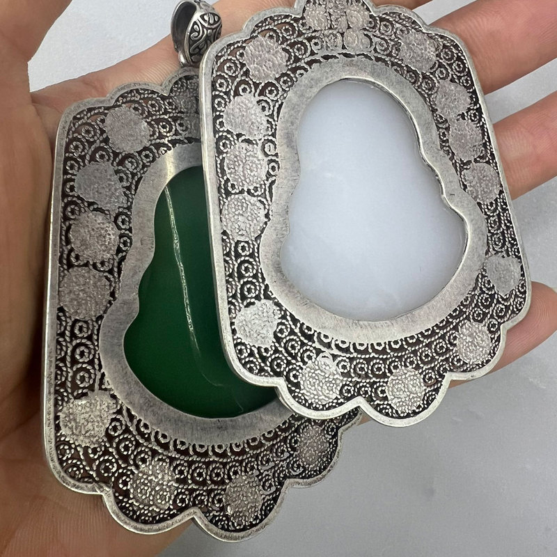 Jimat Buddha berlapis perak da - Vintage Collectible Market ulasan dan harga