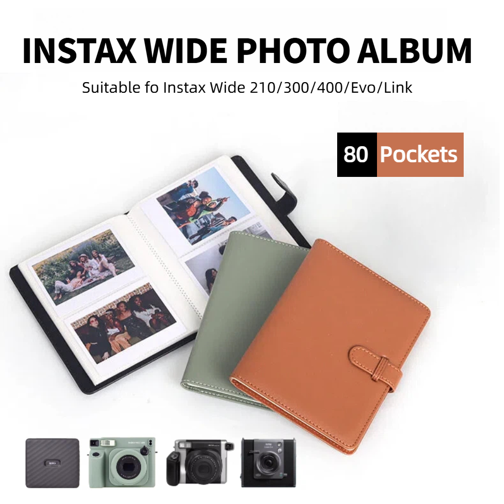 Album Foto Instan 80 Kantong | - Polaroid Photo Album ulasan dan harga