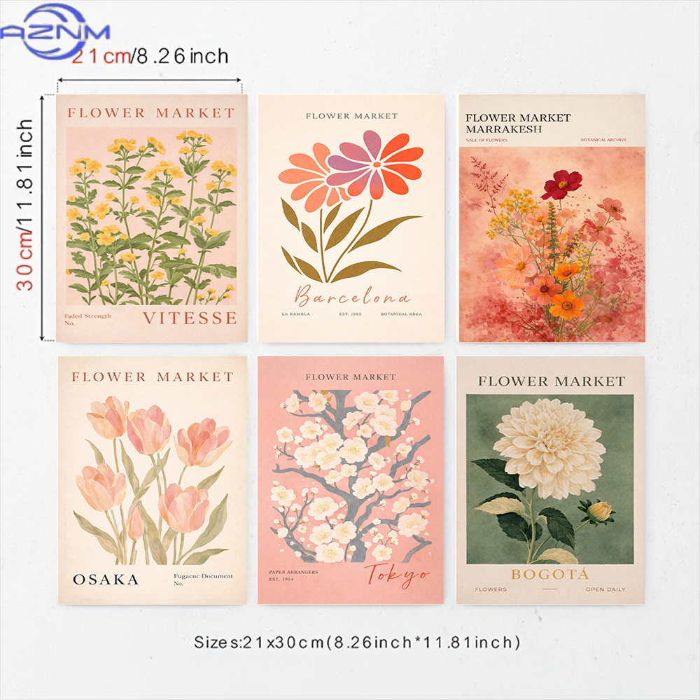 Koleksi 6 Cetakan Kanvas Berga - Vintage Collectible Market ulasan dan harga